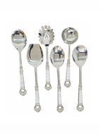 Lustrous Pearl Serving Spoon (Set of 6)