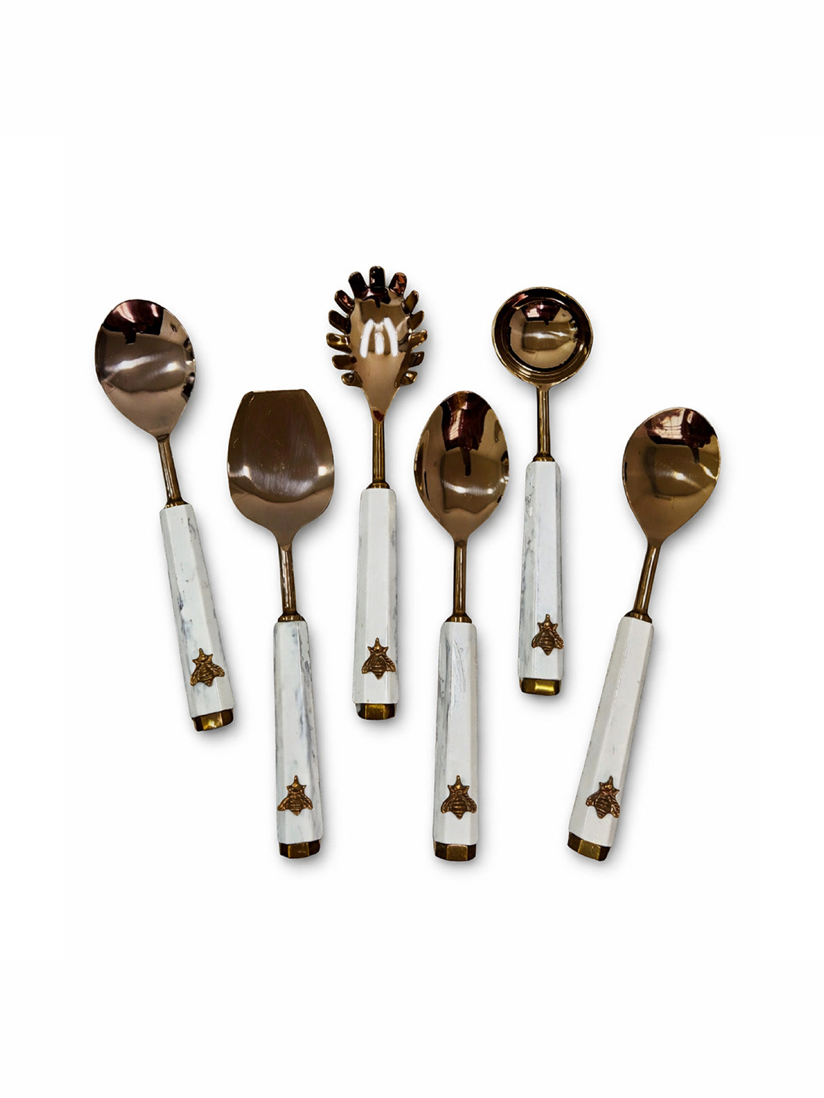 Golden Hive Serving Spoon (Set of 6 pcs)