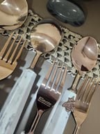 Golden Hive Flatware (Set of 12 pcs)