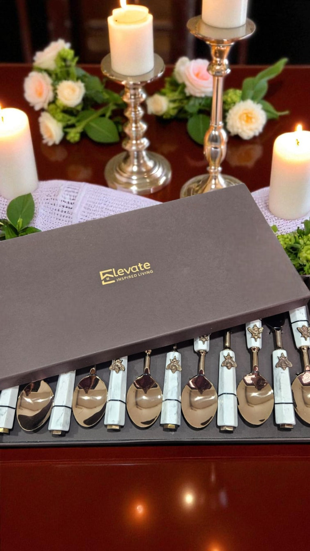 Golden Hive Flatware (Set of 12 pcs)