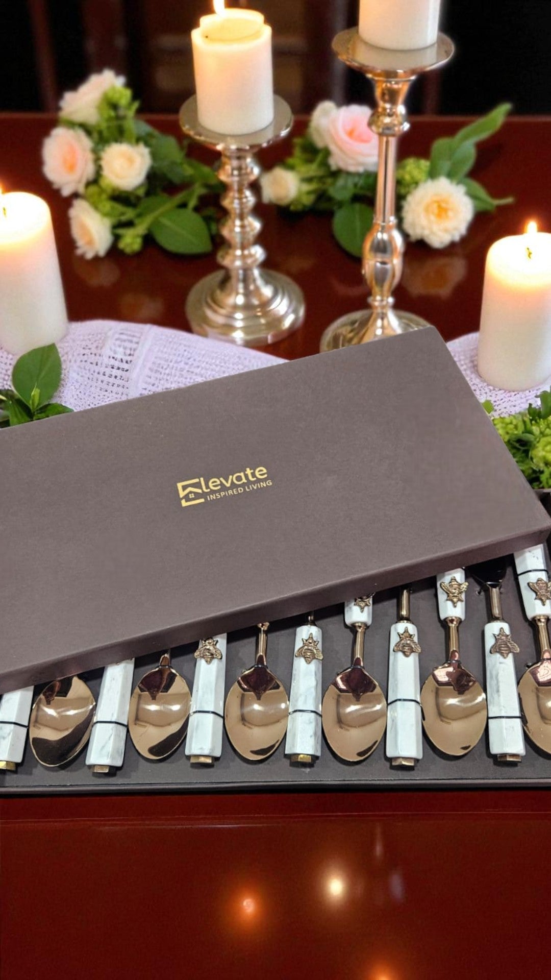 Golden Hive Flatware (Set of 12 pcs)