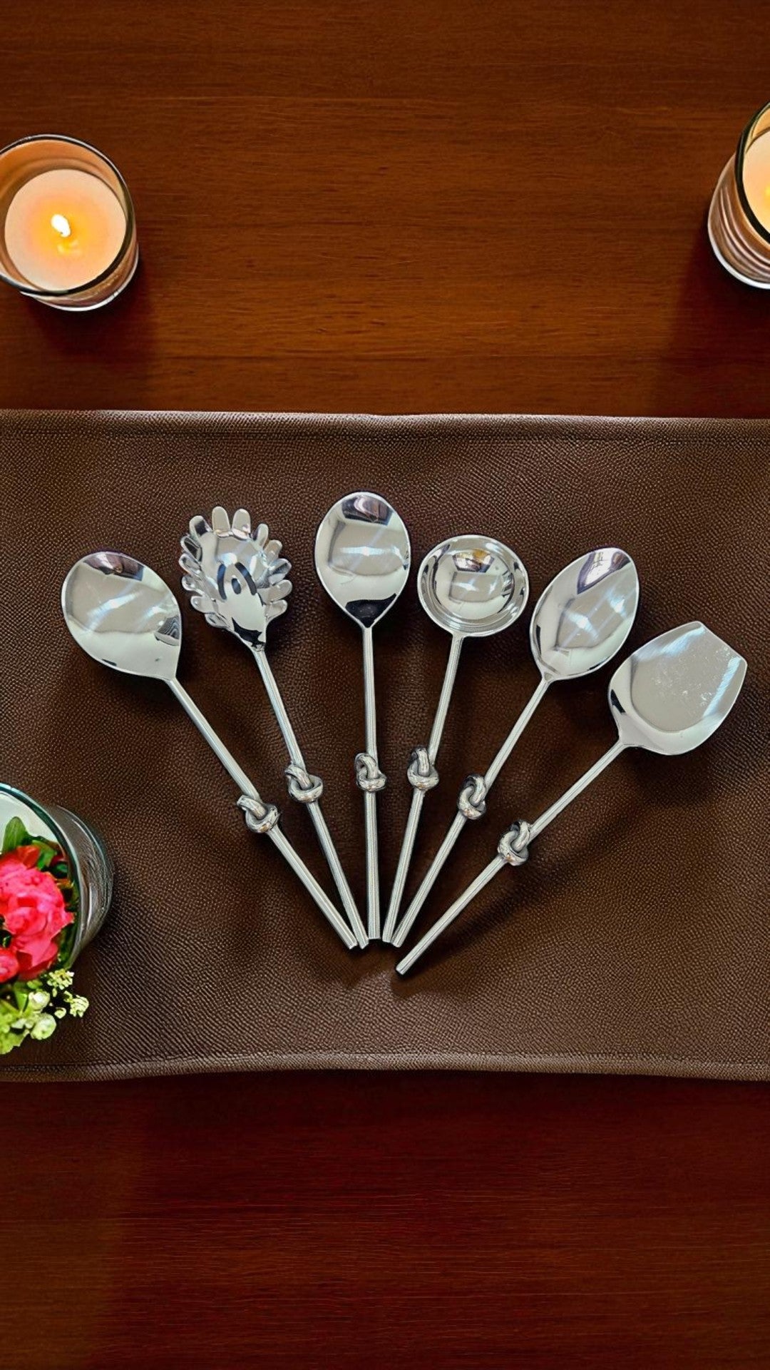 Timeless Twist Serving Spoon( Set of 6 pcs)