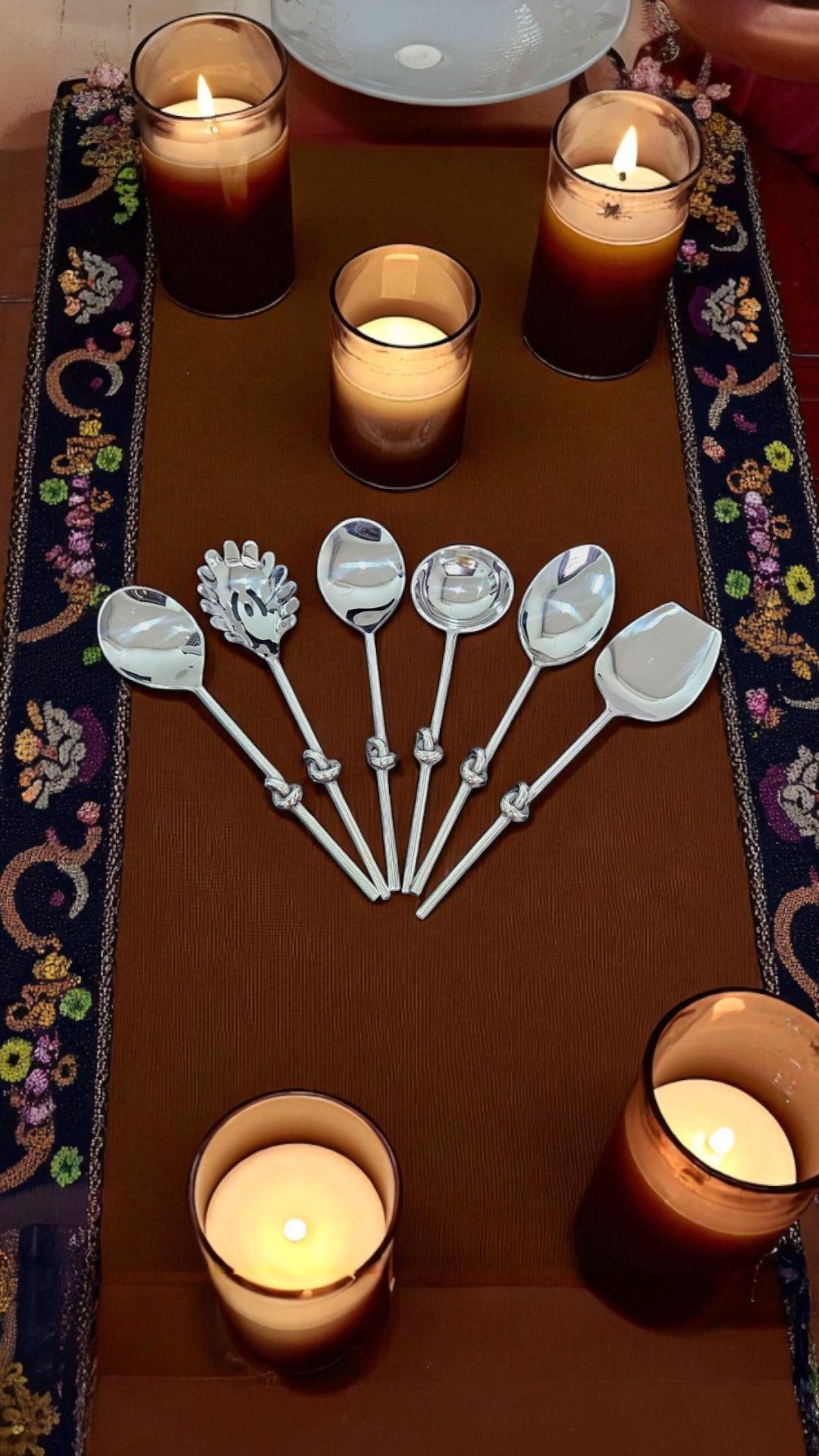 Timeless Twist Serving Spoon( Set of 6 pcs)