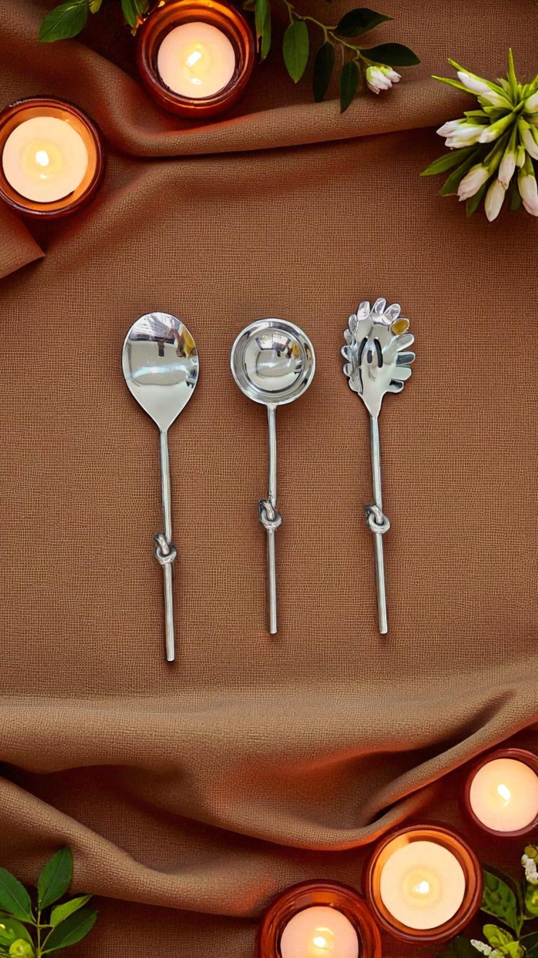 Timeless Twist Serving Spoon( Set of 6 pcs)