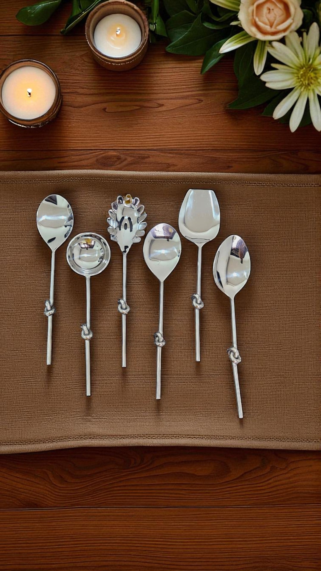 Timeless Twist Serving Spoon( Set of 6 pcs)