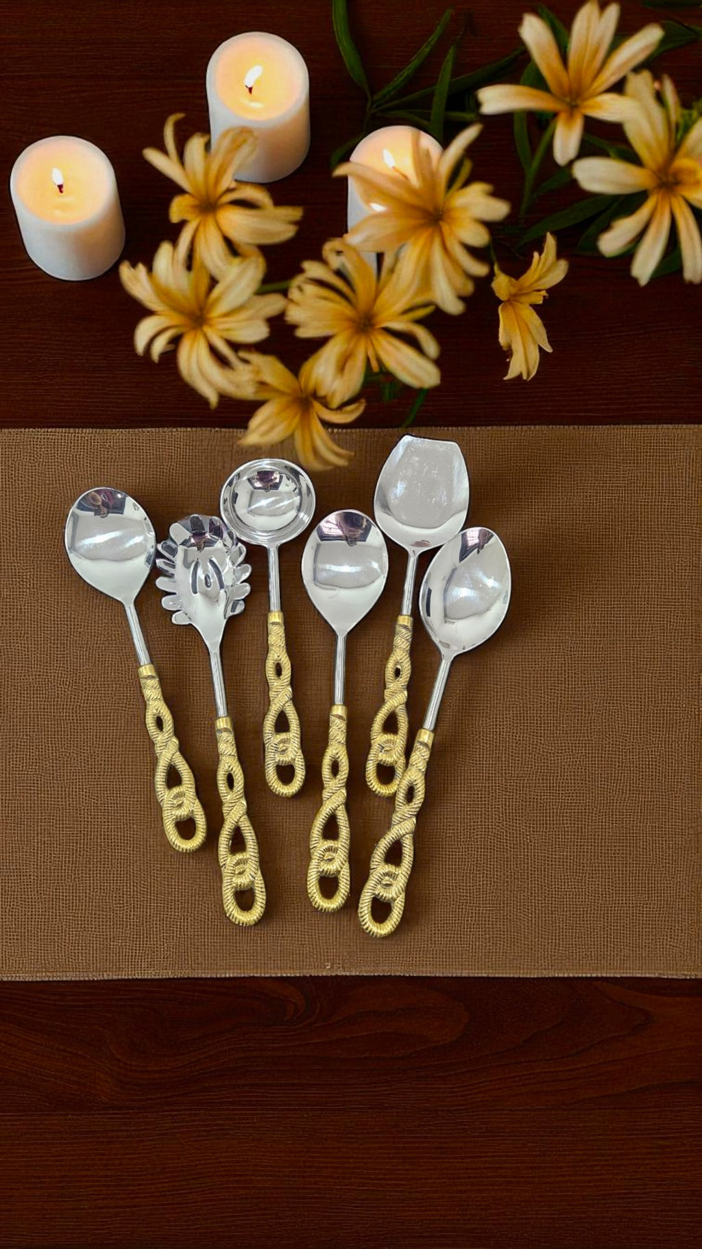 Eternal Loop Serving Spoon (Set of 6 pcs)
