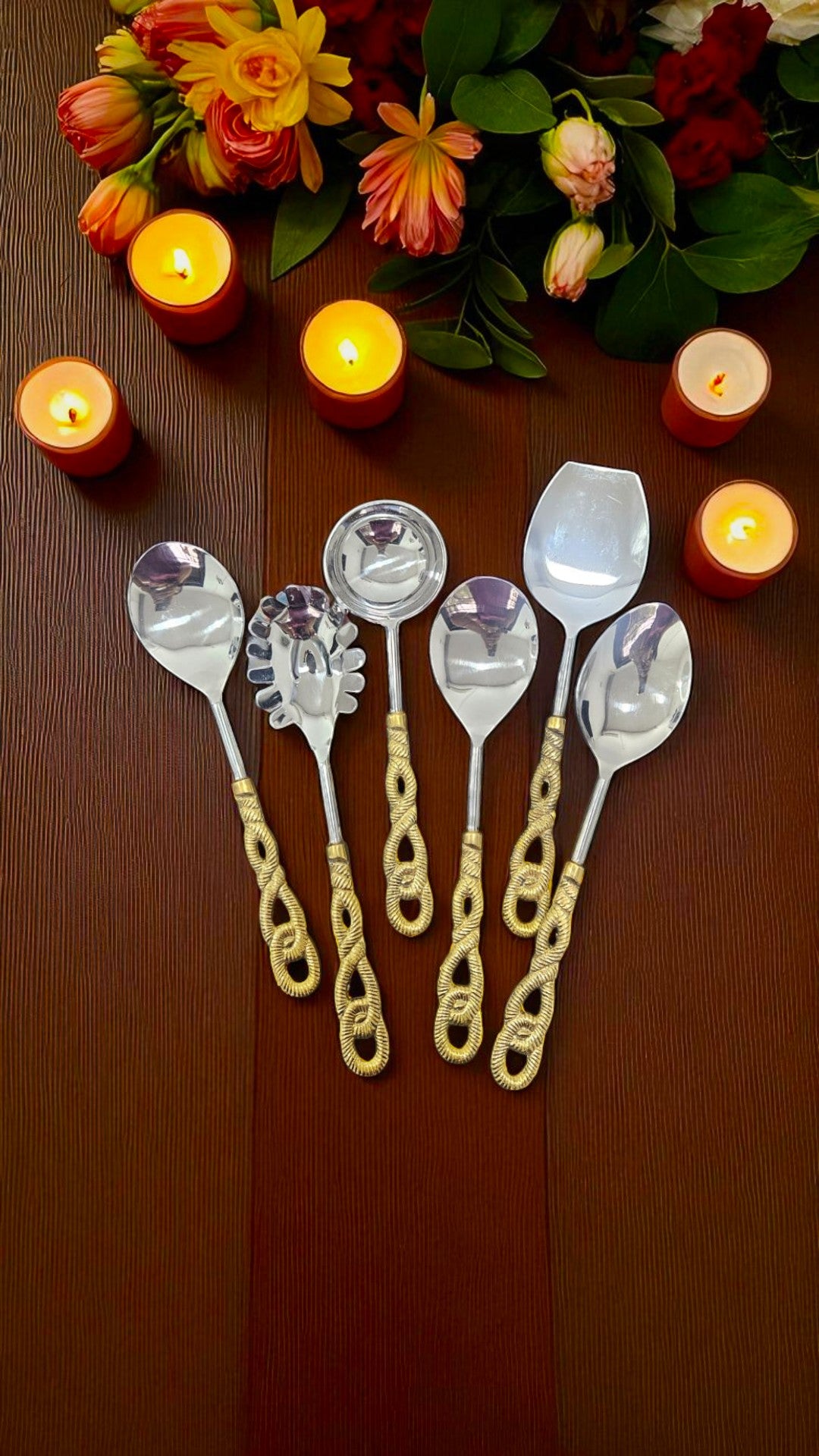 Eternal Loop Serving Spoon (Set of 6 pcs)