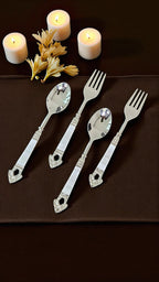 Lustrous Pearl Flatware Set  (Set of 12)