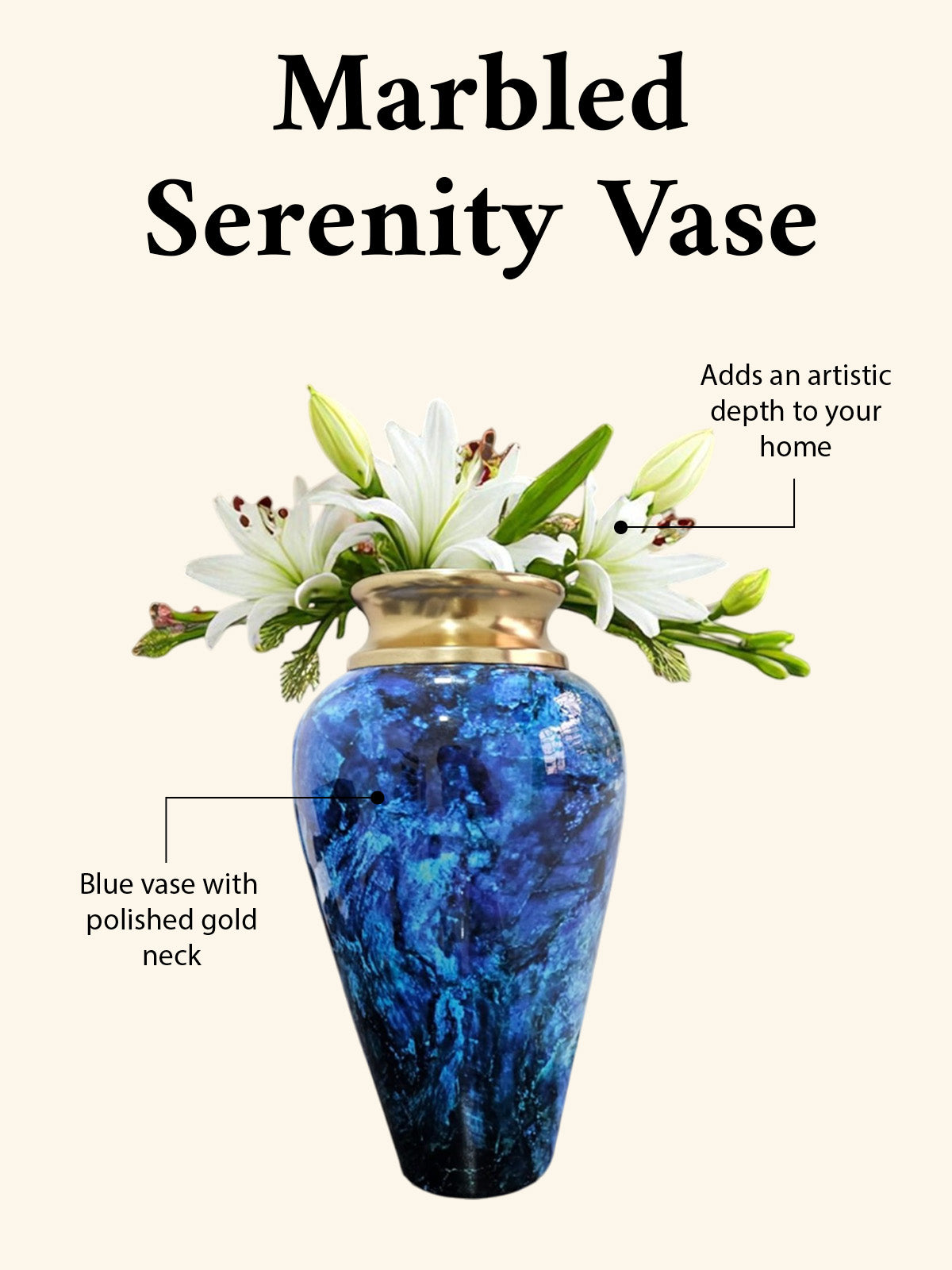 Marbled Serenity Vase