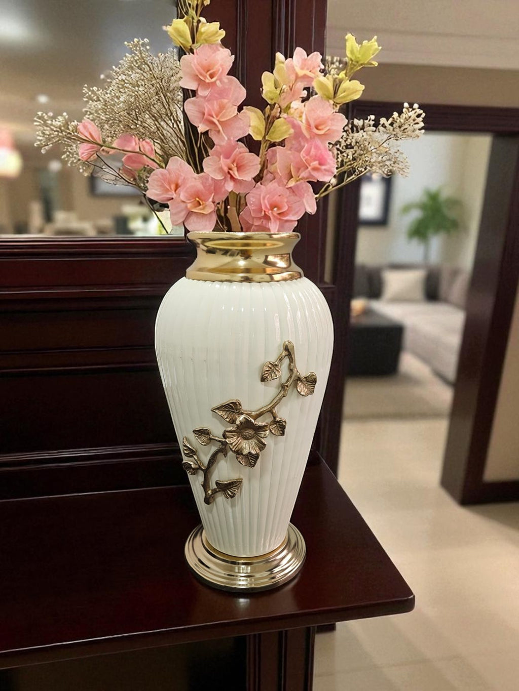 Whispers Of Gold Vase